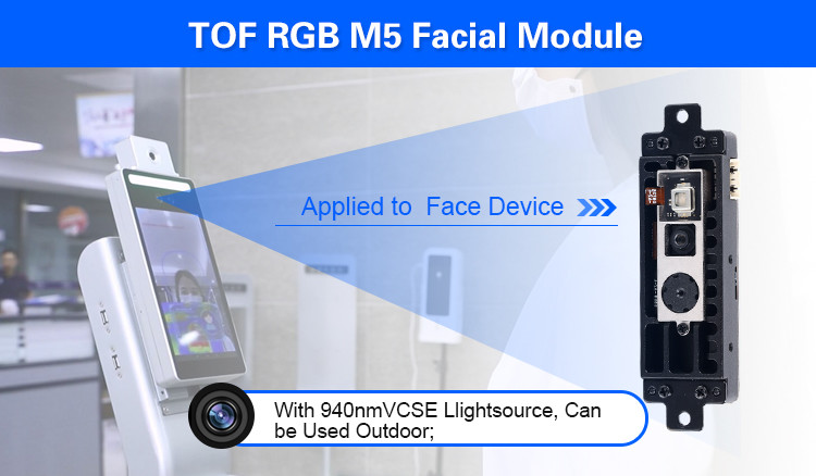 Optical / Infrared Sensor Face Recognition Access Control System Measurement Accuracy 1%
