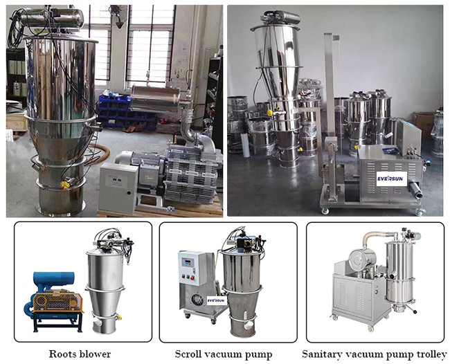Automatic Feeding Continuous Vacuum Conveyor Systems For Particle Powder