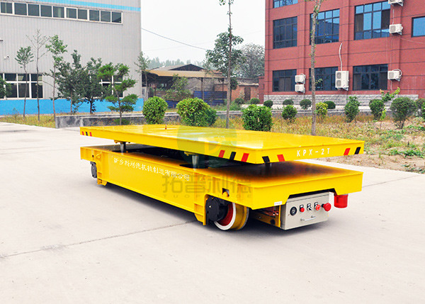 Battery Operated Heavy Load Steerable Material Transfer Cart For Dies