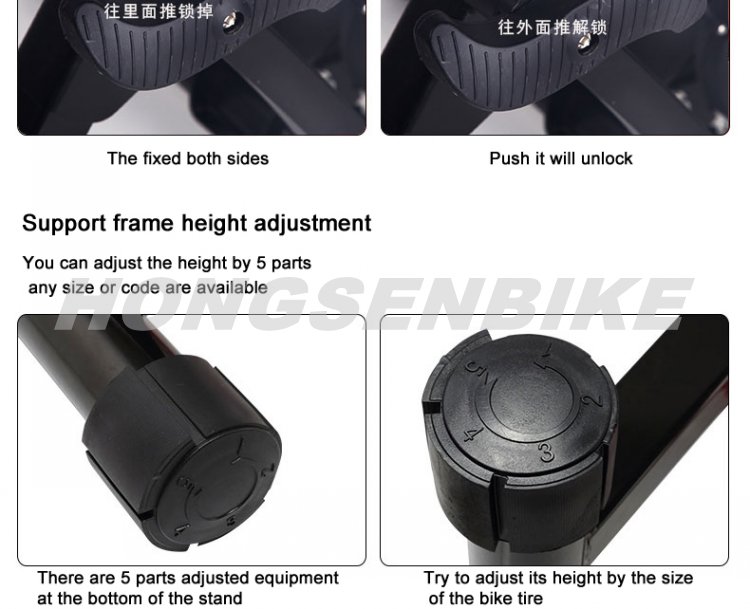 HS-Q02B LIKE Bicycle indoor Training Stand trainer