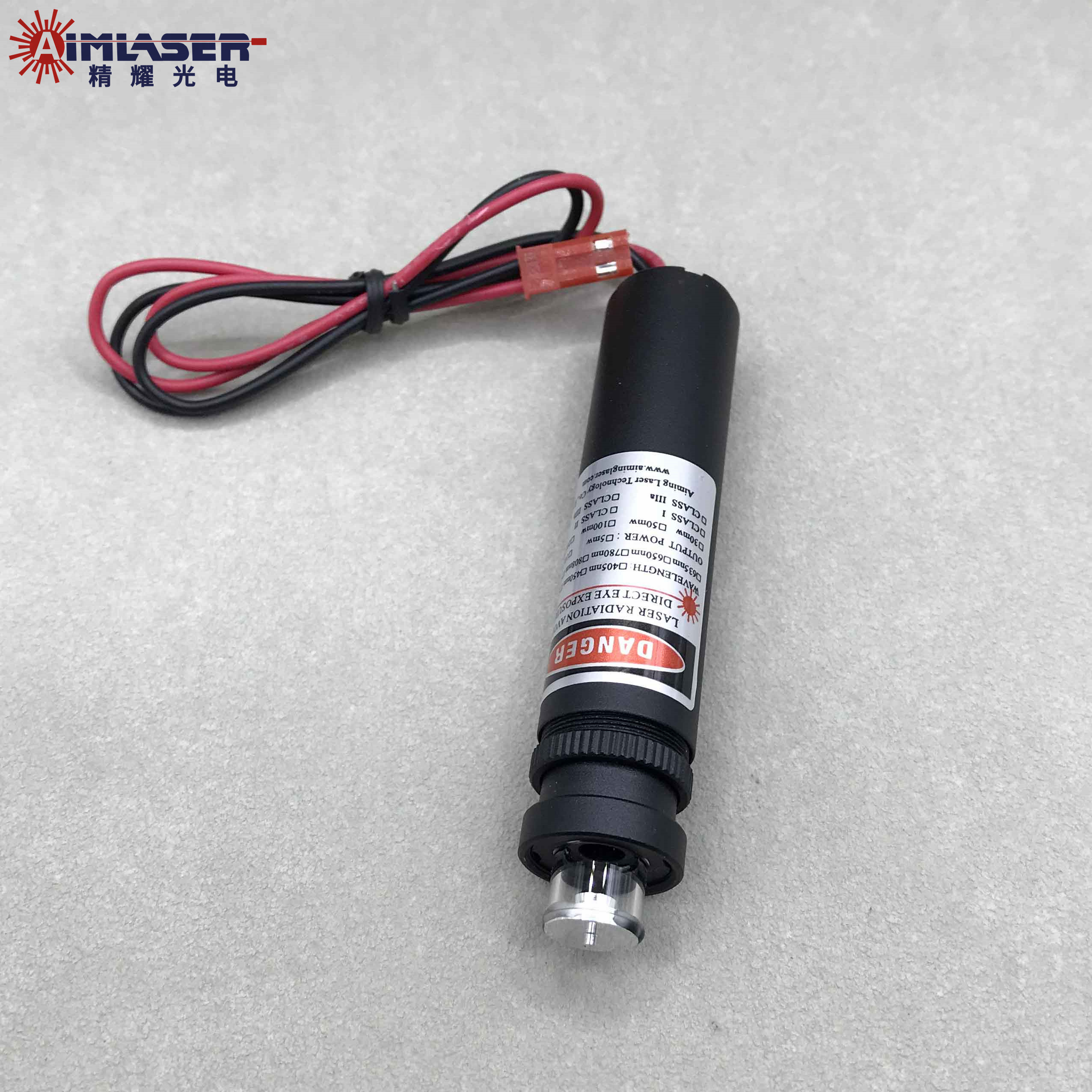 360 Degree 650nm 50mW Uniform Distribution Red Line Laser Projector for 3D Scanner and Pipeline Defect Detection