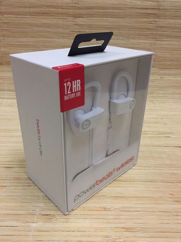 NEW! Beats By Dr. Dre Powerbeats3 Wireless Bluetooth Stereo Earset Earbud white made in china grgheadests.com