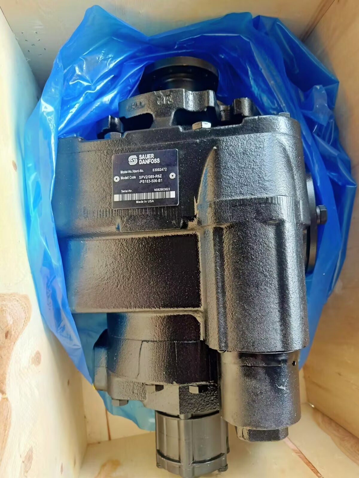 SPV2/089-R6Z-PS183-506 HYDRAULIC PUMP CONCRETE MIXER TRUCK SAUER PUMP