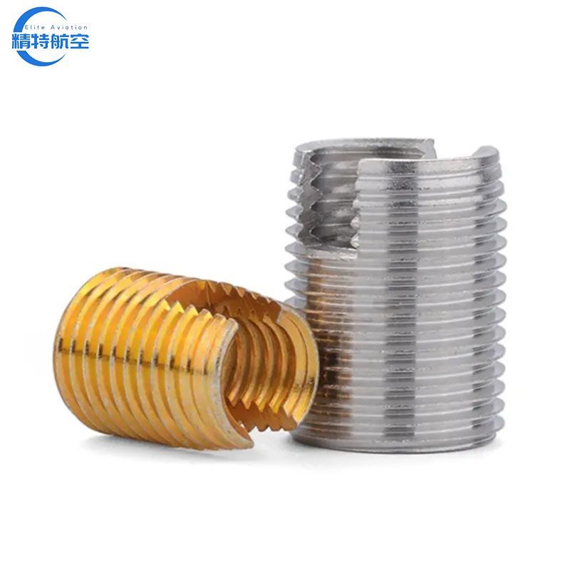 High Precision 308 Slotted Thickwall Selftapping Slotted Insert Self-Tapping Threaded Inserts