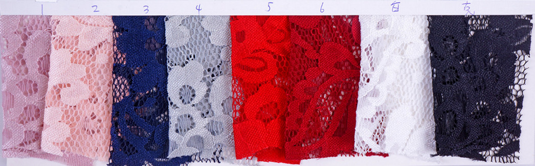 2017 Hot Sale Garment Accessories Strech French Lace Fabric with Different Color-