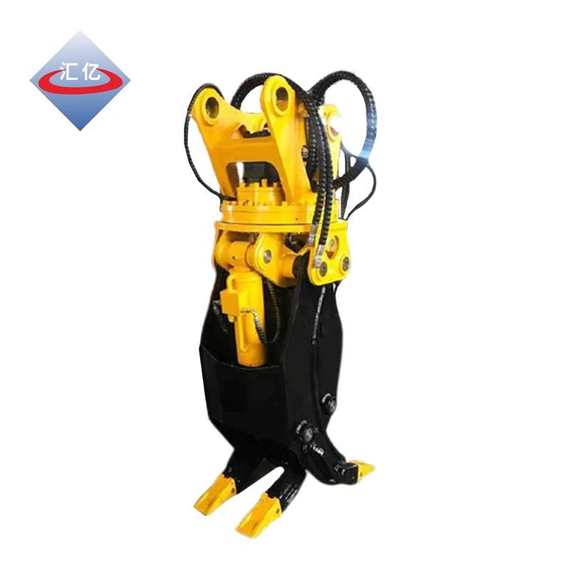Hydraulic Grab For 5 Ton Excavator Log 1360mm 360 Degree Forest Timber Wood