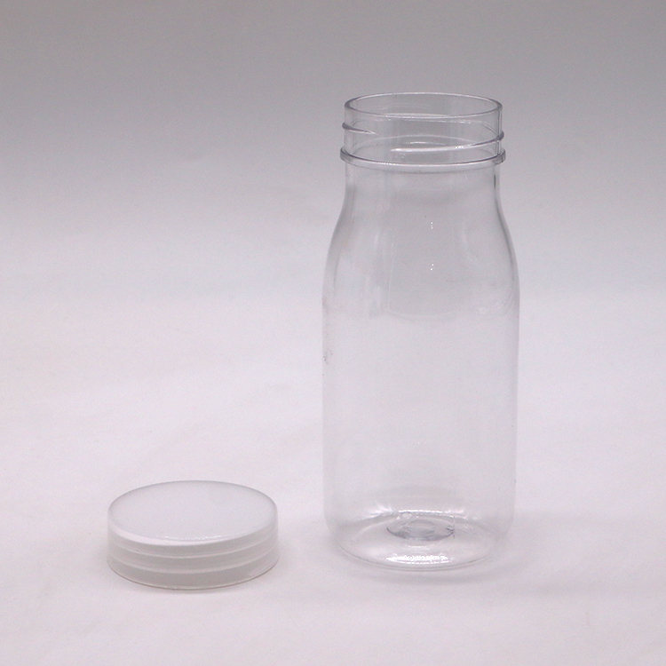 Collar Material PET Milk Tea Plastic Bottle for Liquid Beverages