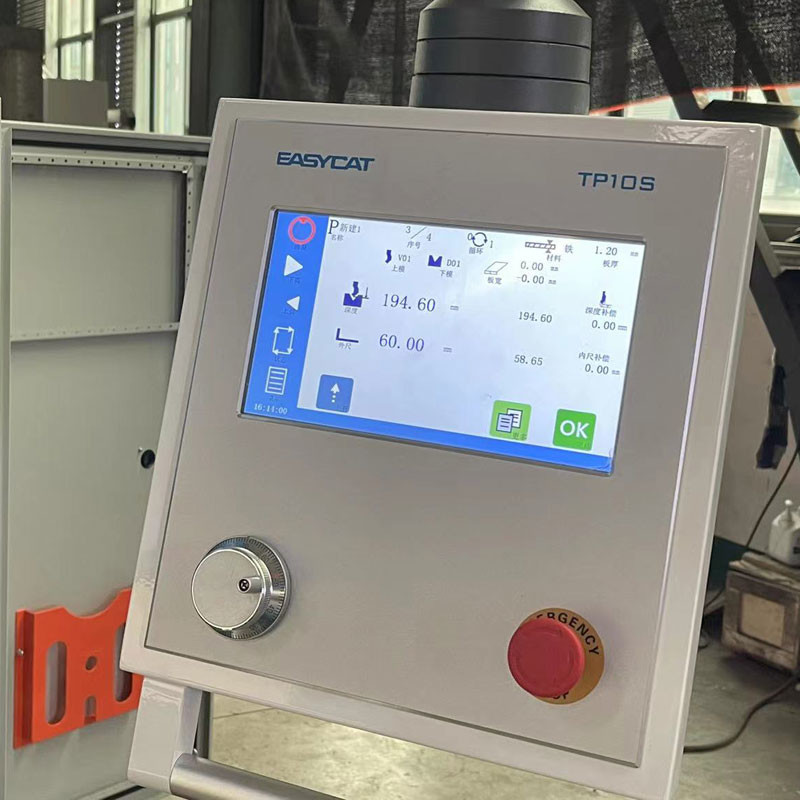63T2500 Hydraulic Press Brake Plate Bender Folding With TP10S Controller