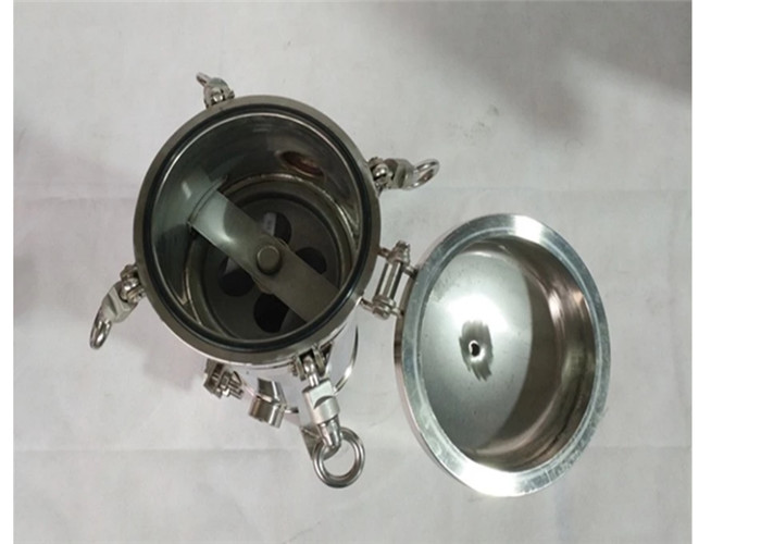 Stainless Steel Industrial Filter Housing 20 Micron~200 Micron Compact Structure
