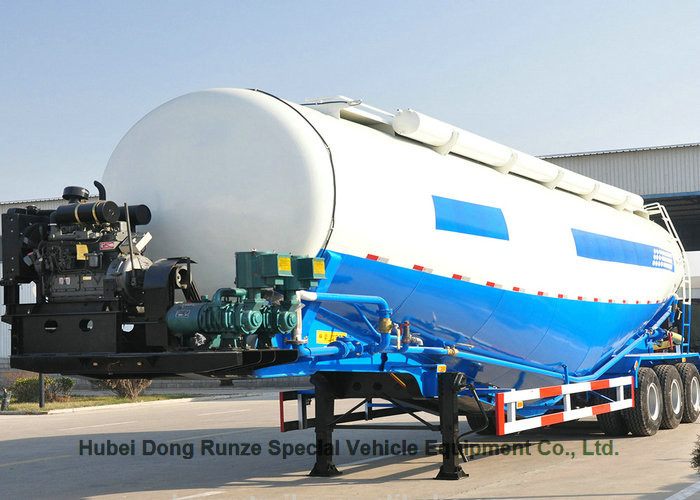 High Tensile Steel Tank Semi Trailer For Cement Carrier 60cbm 3 Axle V Shaped