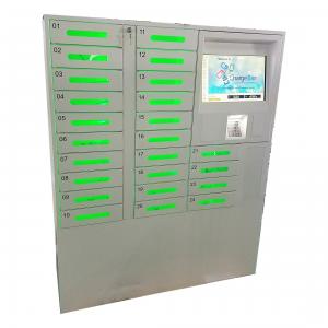 China Customised Public Coin Operated Mobile Phone Charging Station Kiosk Multiple Doors on sale