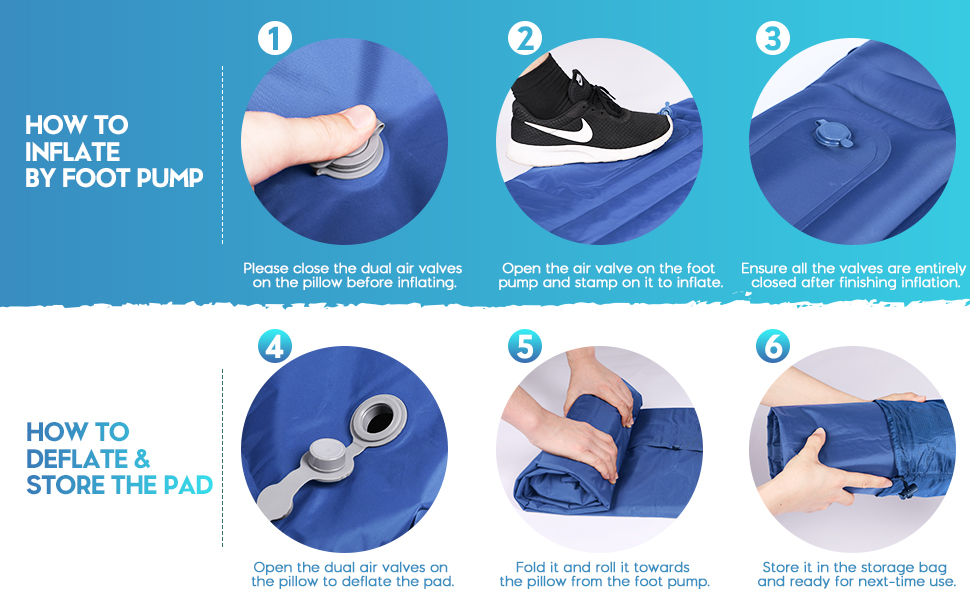 sleeping pad for camping 2 person