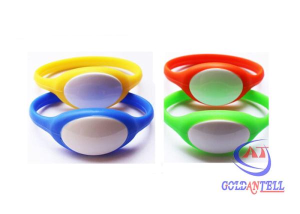 Quality 125khz 13.56mhz Rfid Wristband Silicone Bracelet NFC TAG Waterproof Smart RFID for sale