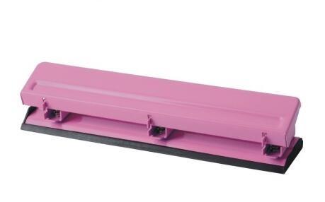 China Factory Sale Pink Color 10 sheets capacity 3 holes adjustable office paper