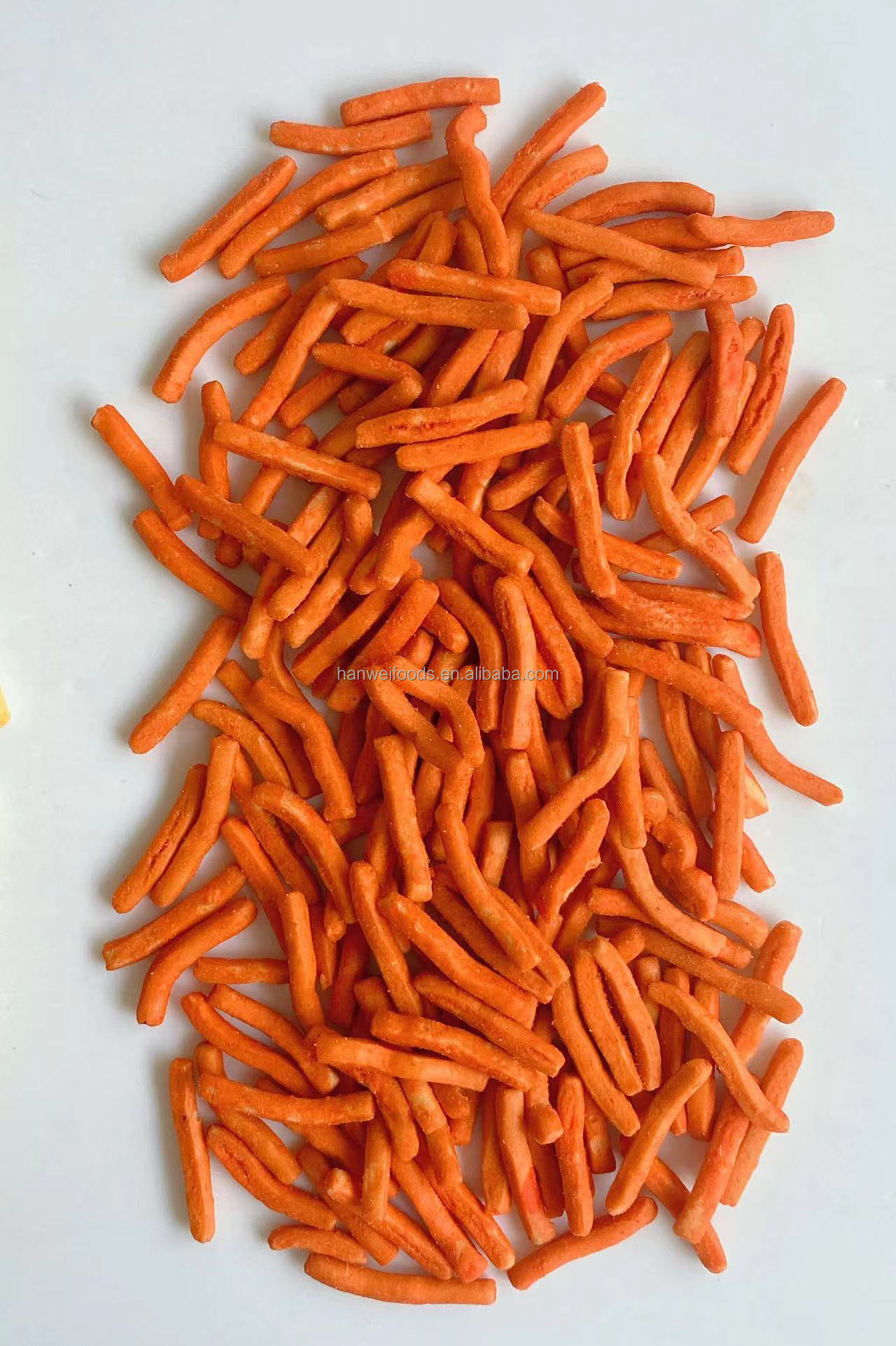 OEM Rice Cracker Snacks Strimp Flavors Strips Chinese Traditional Snacks