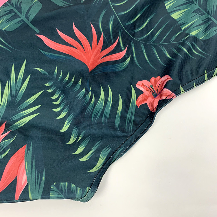 Mens Sublimation Bikini Swimwear Swim Briefs With Drawstring / Full Lining