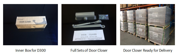 Silent Closing Small Door Closer Speed Adjustable Regular Arm For Residential Door