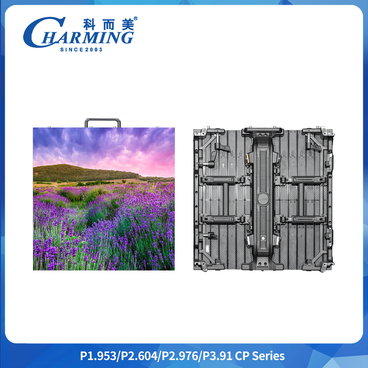 Radian Adjustment P2.6/2.98/3.91 CP Series Outdoor No Need To Change Locks LED Video Wall With Dual Backup Network Ports