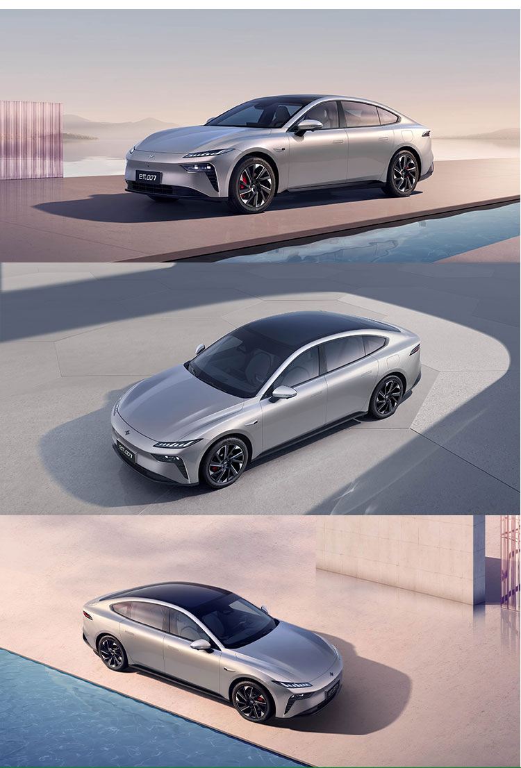 2915mm Wheelbase Customized Dongfeng e pai 007 E700 0km Used Sedan Electric Car for Customized Efficiency and Performance