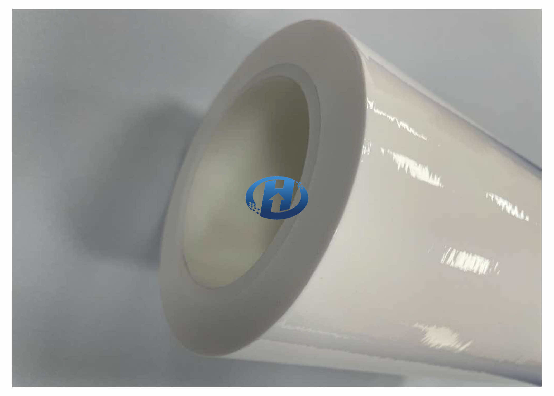 60 μm High Density Polyethylene Film White UV Cured No Silicone Transfer