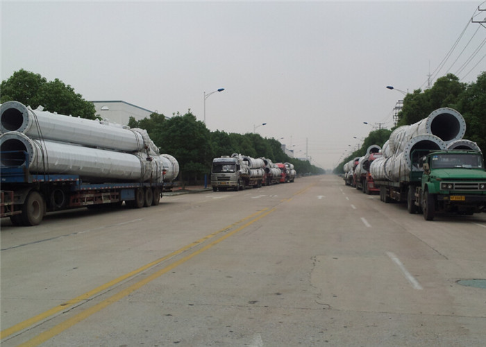 Structural Galvanized Steel Pole For Electrical Power Transmission Line