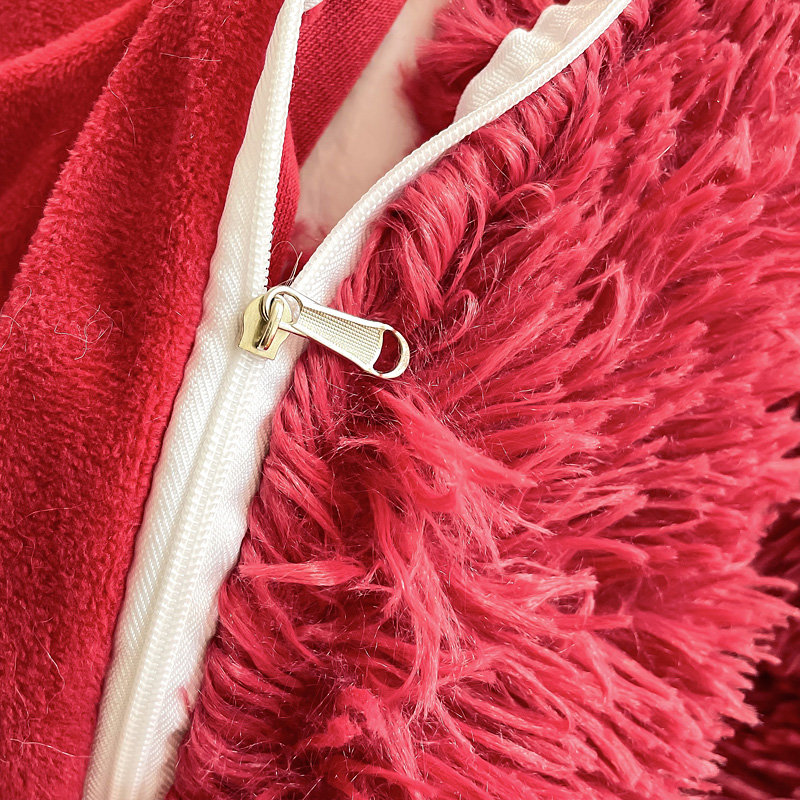Ins Red Color Warm Mink Velvet Crystal Bedding Set for Winter Bed Linen Quilt Cover