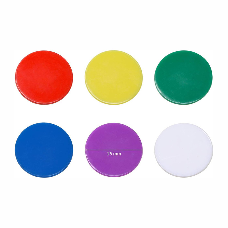 Small Plastic Learning Counters Disks Chip Counting Discs Markers Poker Chips Game Tokens for Math Practice