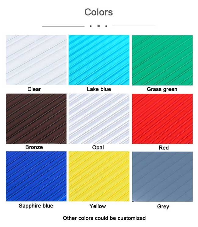 H Shape 10mm Polycarbonate Sheet Profiles