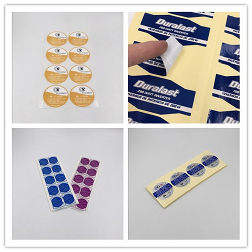 Custom Waterproof Printed Self Adhesive Labels On A Roll For Water Bottle