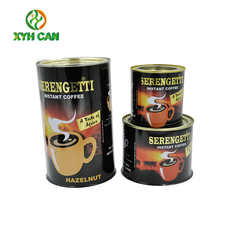 Eco - Friendly Metal Tin Can Buckle Lid Tin Box Milk Powder Custom Logo