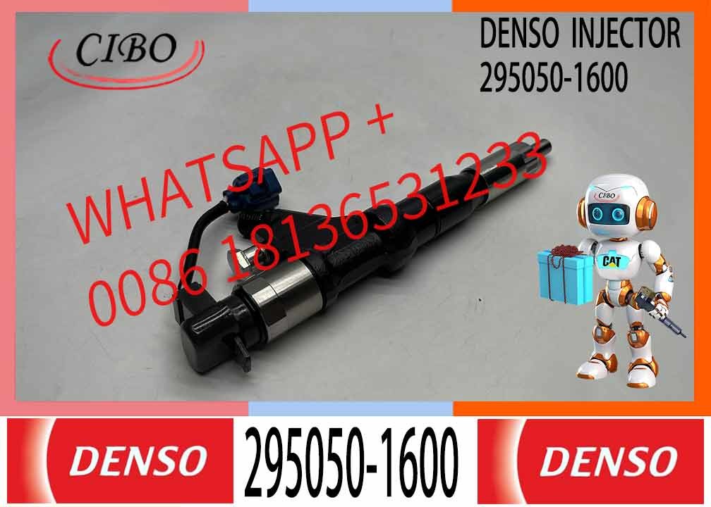 Common Rail Injector 295050-1600 295050-1890 095000-5220 095000-5221 Fuel Injector For HION E13C 700 Engine Part Injector