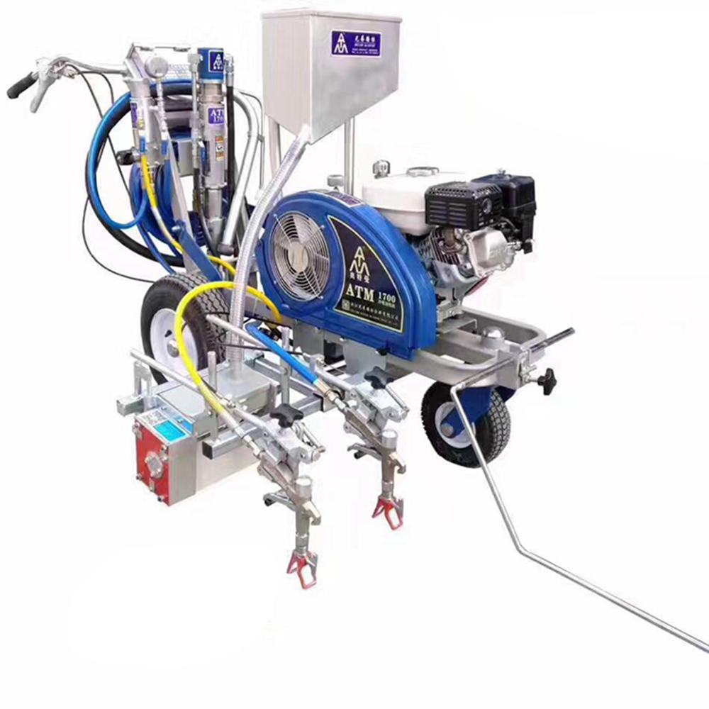 Liquefied Petroleum Gas Thermoplastic Road Marking Spray Paint Machine