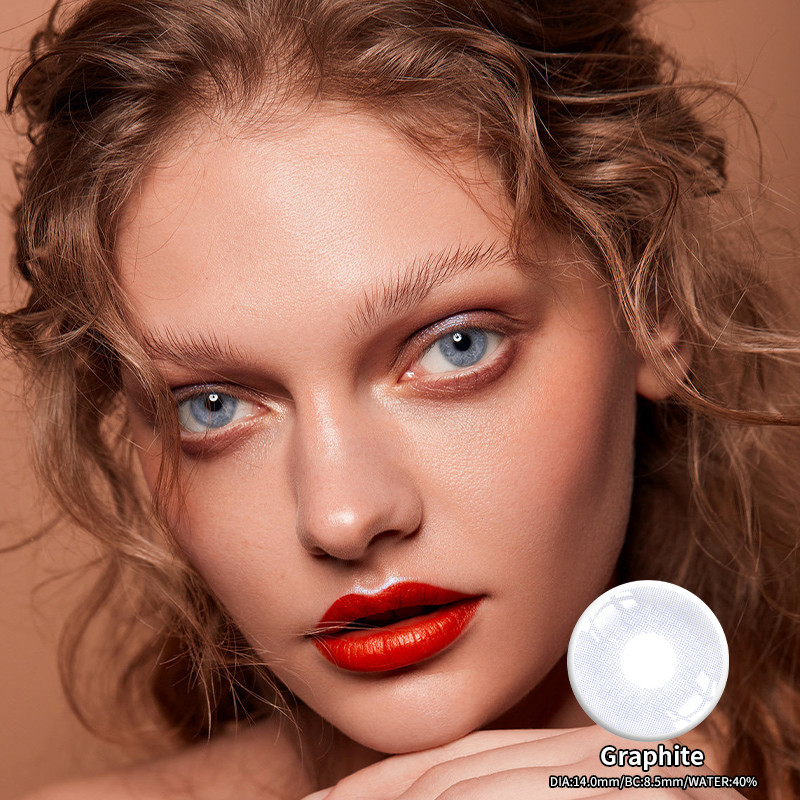 Real Colored Quartzo Natural Hazel Contact Lenses Cosplay For Brown Eyes