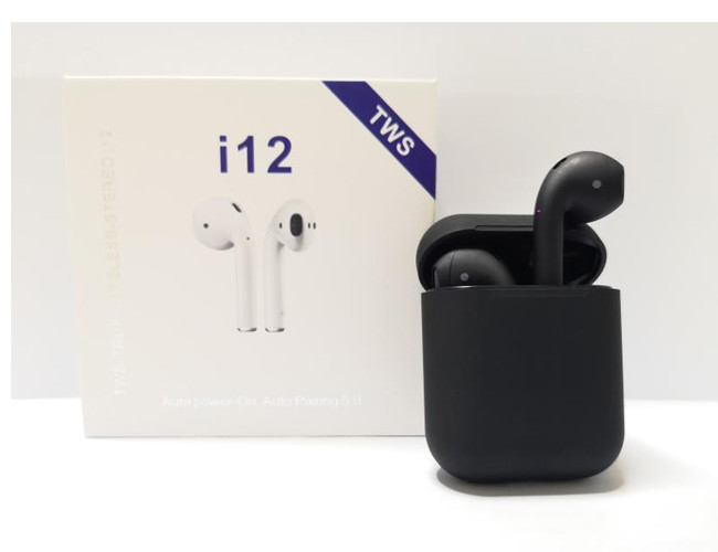 I12 TWS BT Touch Control Earbuds , Wireless Bluetooth Phone Headset With Charging Case