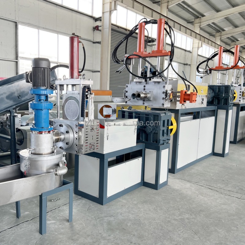 LDPE HDPE Water Ring Cutting Plastic Pelletizer Machines Recycling Pelletizer