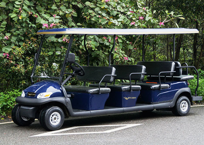 11 Passenger Multi Passenger Golf Carts Sightseeing Car For Tourist Resort