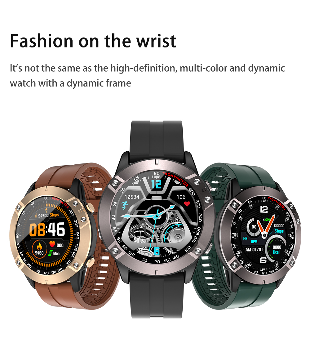 Magnetic Rechargeable 1.28 Inch Smart Watch For Swimming Sports