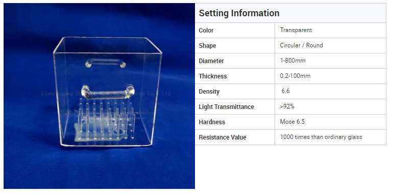 Laboratory Vessel For High Temperature And Corrosion Resistant Quartz Crucible