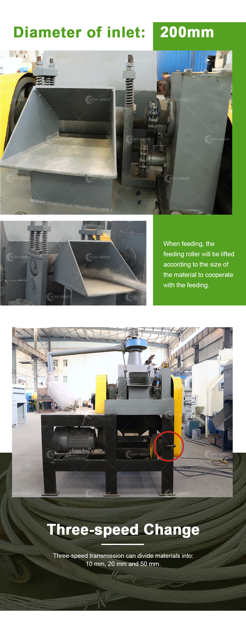 2000kg Capacity ACSR Wire Recycling Machine for Small Cable Wire in Manufacturing Plant