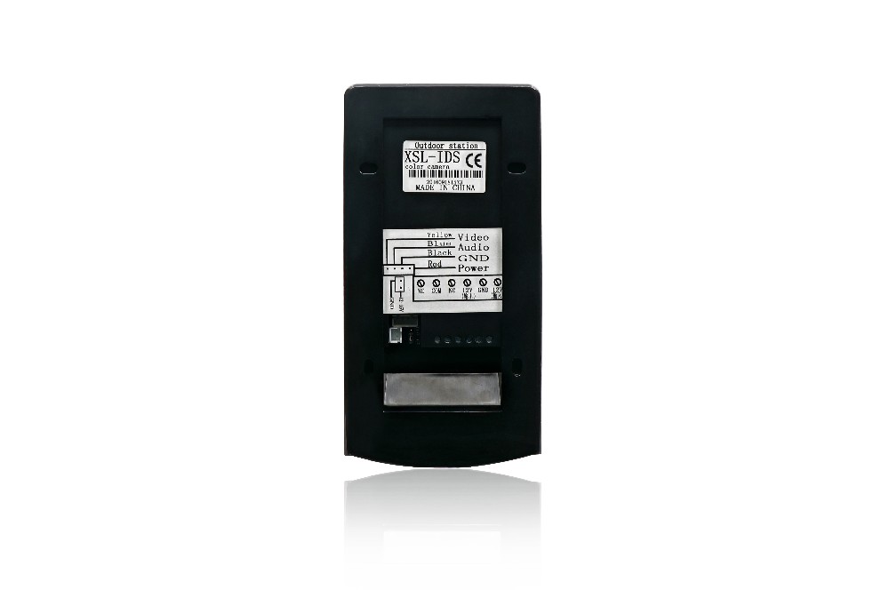 7inch touch key and intercom system unlock by password and ID card WIFI video door phone for villa