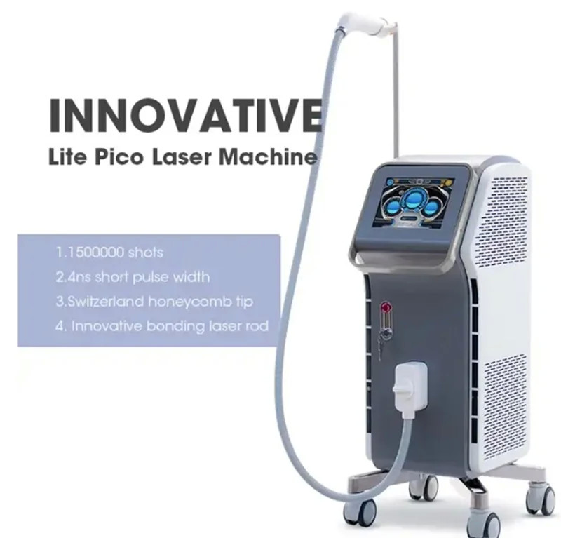 Q Switch Nd Yag Picosecond Laser Tattoo Removal Machine Skin Whitening