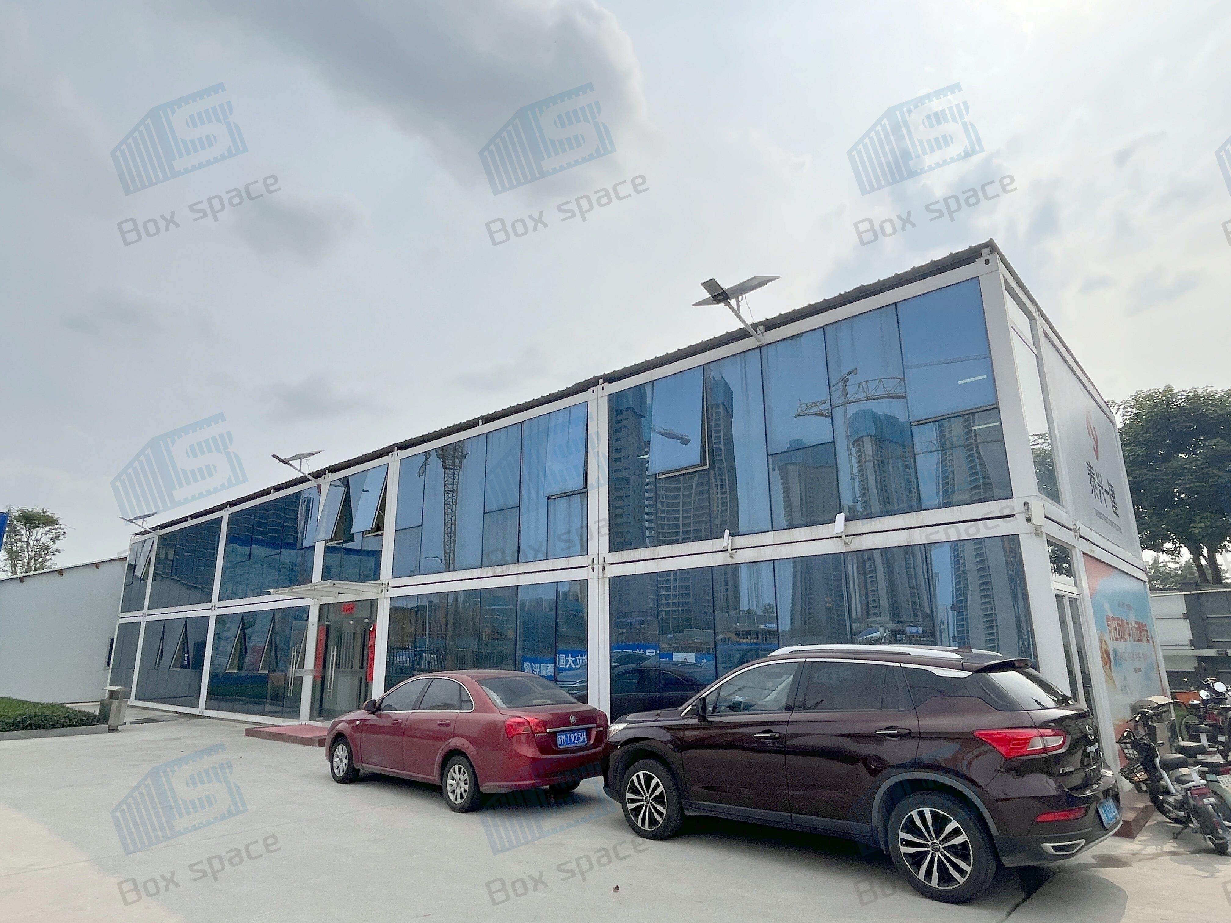 Boxspace Container House Capsule Villa For Outdoor Home Container House Container Office With Bathroom 20ft Container Office