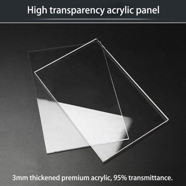 Clear Acrylic Box Display Cases Toys Bear Bearbrick Building Block Storage Dust Cover