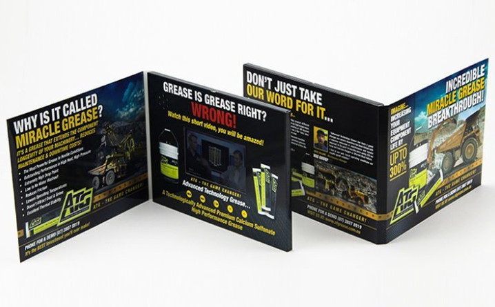Custom Design Video Postcard/ Video Mailer/ LCD Video Brochure Card