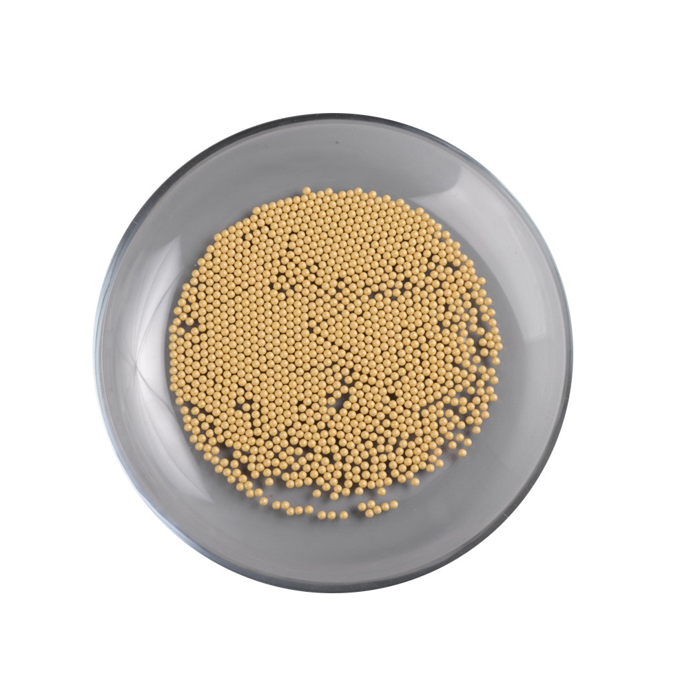Golden Cerium Oxide Stabilized Ceria Zirconia Ceramic Beads Grinding Media Ball For Milling