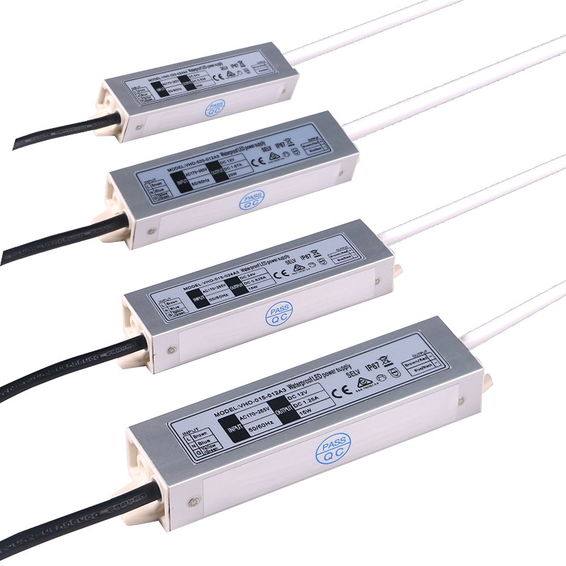 Waterproof Super Slim LED Power Supply 20w 12V Constant Voltage For Strip Light CE SAA