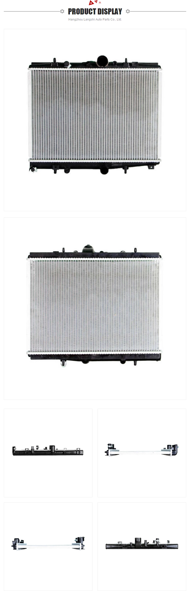 Peugeot 406 Citroen C5 133068 1331GV 1330SQ 61291A Aluminum Radiator 2.0 HDI 180 1995-2004