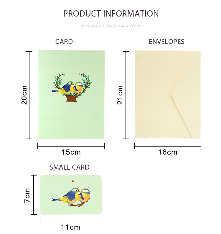 Happy Birthday Gift 3d Pop Up Greeting Card OEM / ODM