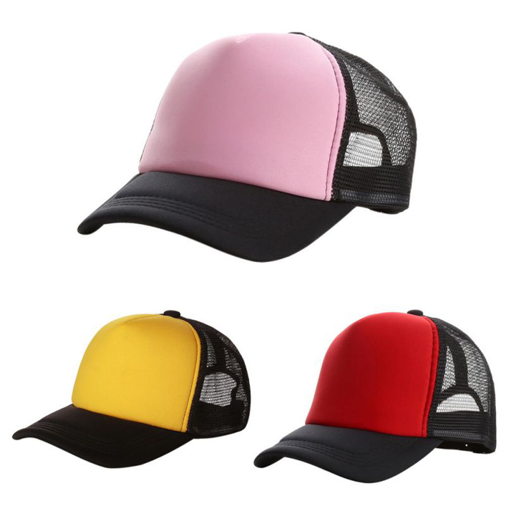 Durable Womens 5 Panel Trucker Cap Sports Style With Logo Printed
