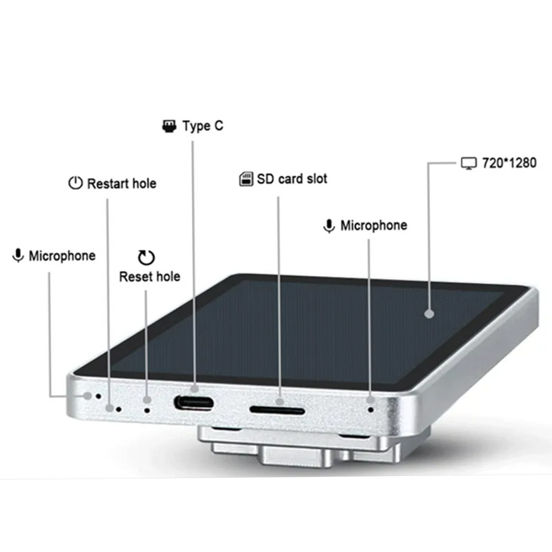 5.5 Inch Poe Touch Screen Monitor 2GB RAM +16GB ROM With Metal Case